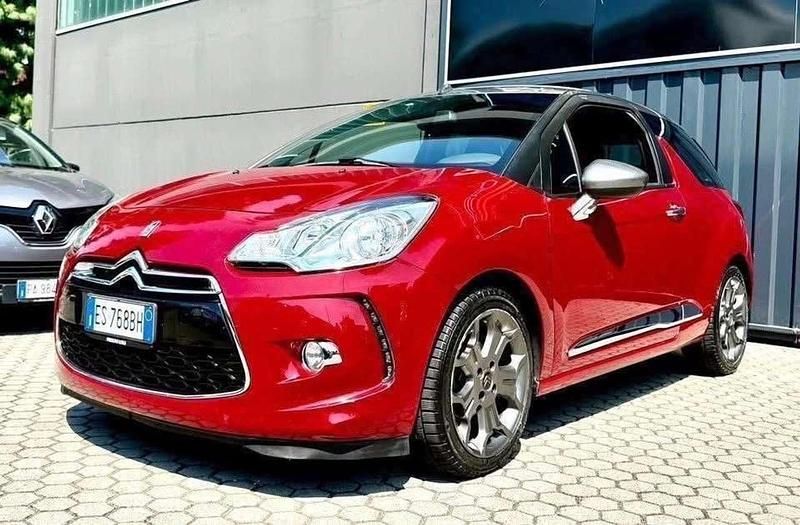 Usata DS Automobiles DS3 Sport Chic 92 CV (67 kW) 2013 Rosso Cabrio