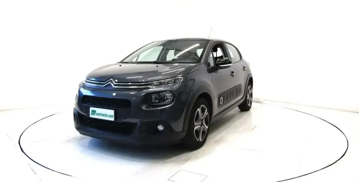 Usata Citroën C3 Feel 75 CV (55 kW) 2017 Grigio scuro Berlina