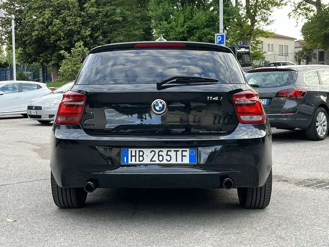 Usata BMW 114 M Sport 102 CV (75 kW) 2012 Nero Utilitaria