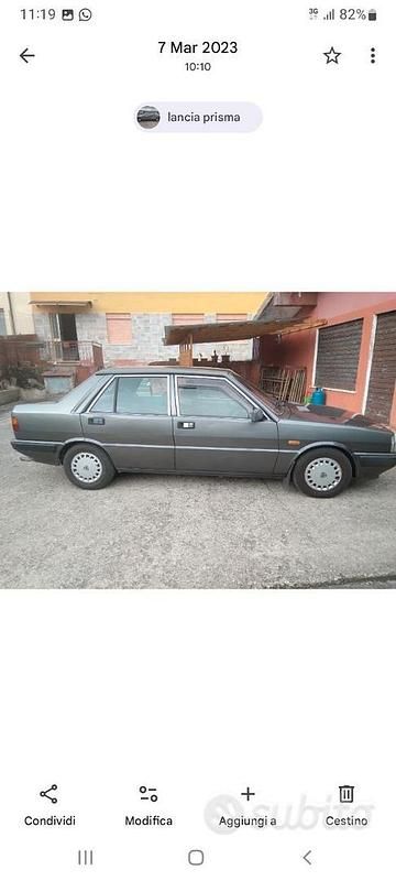 Usata Lancia Prisma 77 CV (56 kW) 1988 Grigio Berlina
