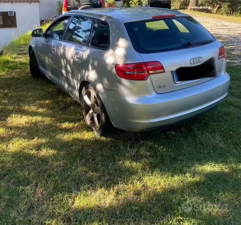 Usata Audi A3 S-Line 140 CV (102 kW) 2009 Grigio Utilitaria