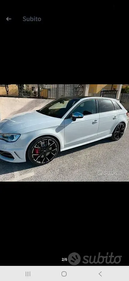 Usata Audi S3 300 CV (220 kW) 2014 Bianco Berlina