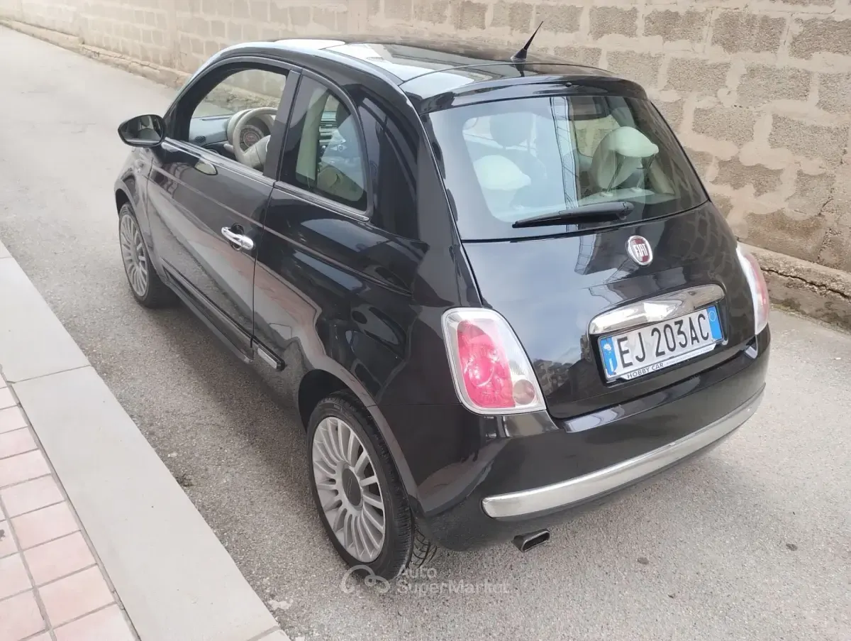 Usata Fiat 500 Lounge 95 CV (69 kW) 2012 Nero Berlina