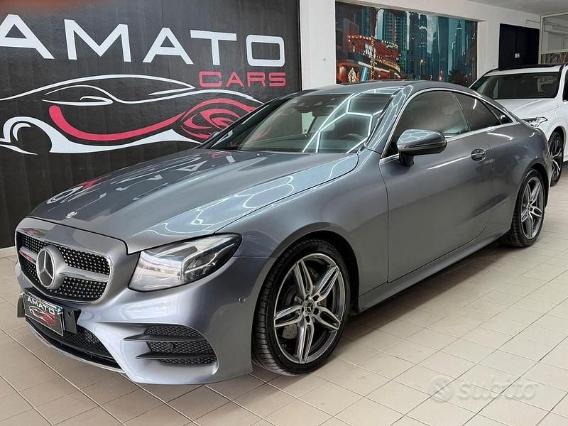 Usata Mercedes E220 Premium Plus 194 CV (142 kW) 2017 Grigio Coupé