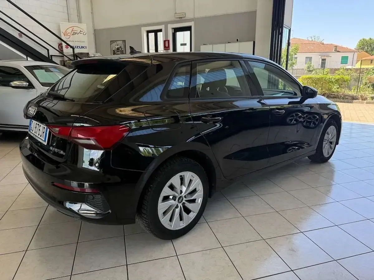 Usata Audi A3 150 CV (110 kW) 2022 Nero Berlina