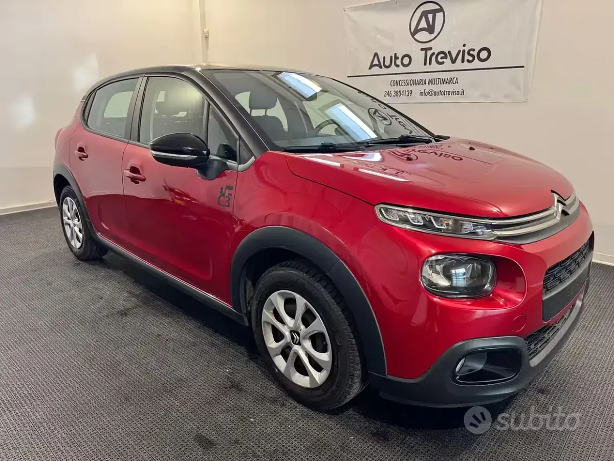 Usata Citroën C3 PureTech 82 CV (60 kW) 2018 Rosso Utilitaria