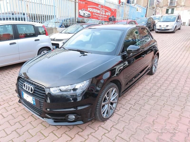 Usata Audi A1 S-Line 90 CV (66 kW) 2014 Nero Utilitaria