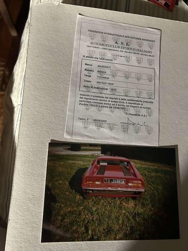 Usata Maserati Merak 219 CV (161 kW) 1978 Rosso Coupé