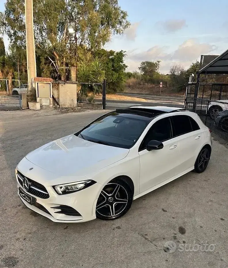 Usata Mercedes A180 Premium 116 CV (85 kW) 2019 Bianco Berlina