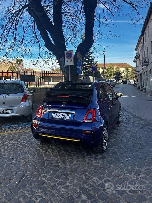 Usata Abarth 595 140 CV (102 kW) 2017 Blu Berlina