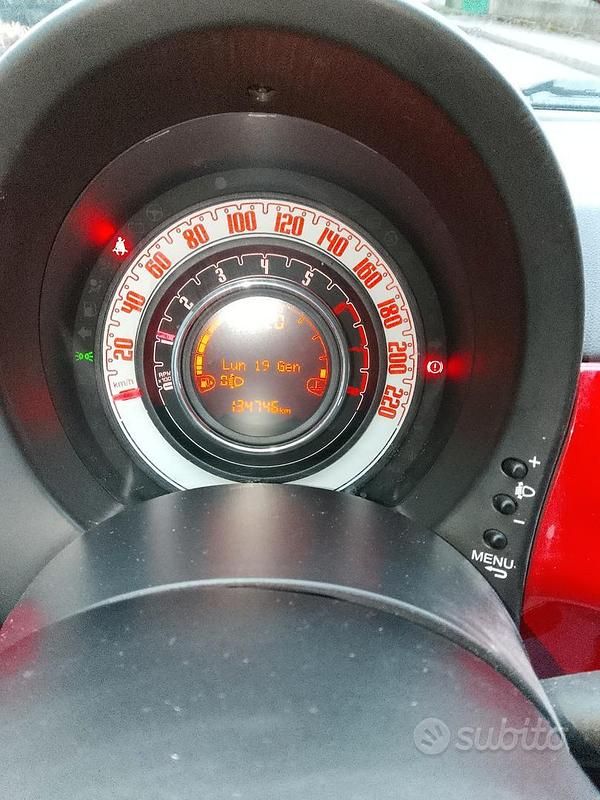 Usata Fiat 500 2013 Rosso Berlina