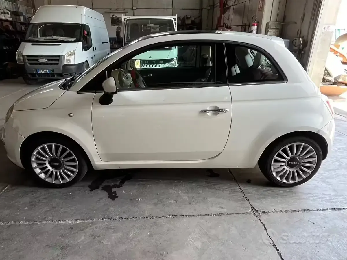 Usata Fiat 500 69 CV (50 kW) 2008 Bianco Berlina