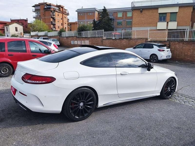 Usata Mercedes C220 Premium Plus 170 CV (125 kW) 2016 Bianco Coupé