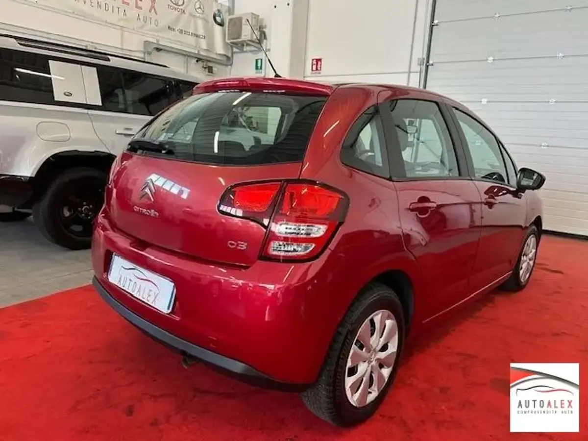Usata Citroën C3 68 CV (50 kW) 2011 Rosso Berlina