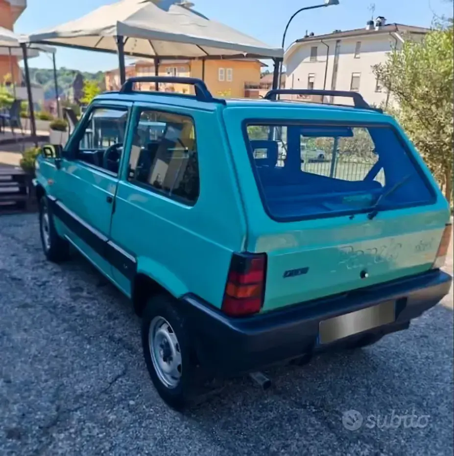 Usata Fiat Panda 4x4 50 CV (36 kW) 2002 Verde Utilitaria
