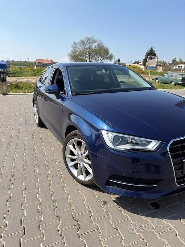 Usata Audi A3 Ambition 110 CV (80 kW) 2016 Blu Berlina