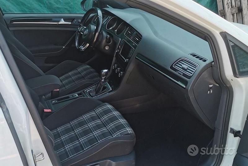 Usata VW Golf VII GTD 185 CV (136 kW) 2017 Bianco Berlina