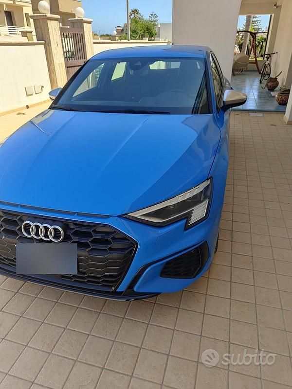 Usata Audi S3 310 CV (228 kW) 2022 Blu Berlina