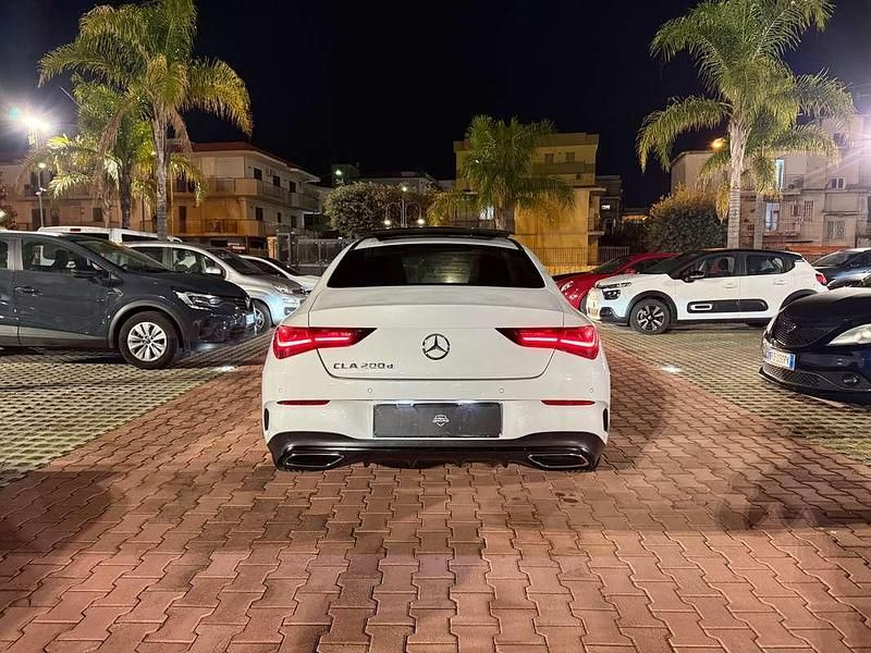 Usata Mercedes CLA200 AMG Line Premium Plus 150 CV (110 kW) 2023 Bianco Coupé