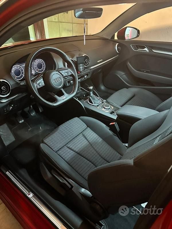 Usata Audi A3 S-Line 150 CV (110 kW) 2016 Rosso Coupé