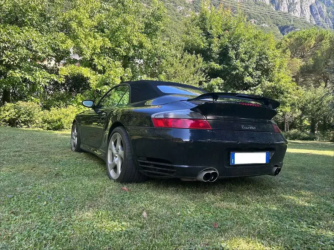 Usata Porsche 996 Turbo 450 CV (330 kW) 2007 Nero Cabrio
