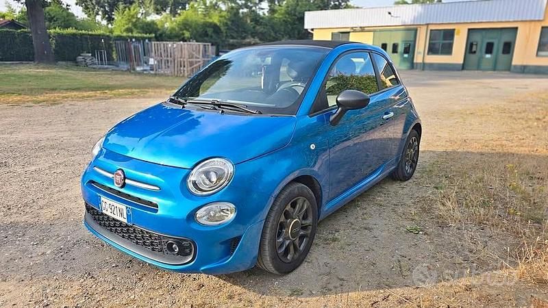 Usata Fiat 500C Sport 70 CV (51 kW) 2021 Blu Cabrio