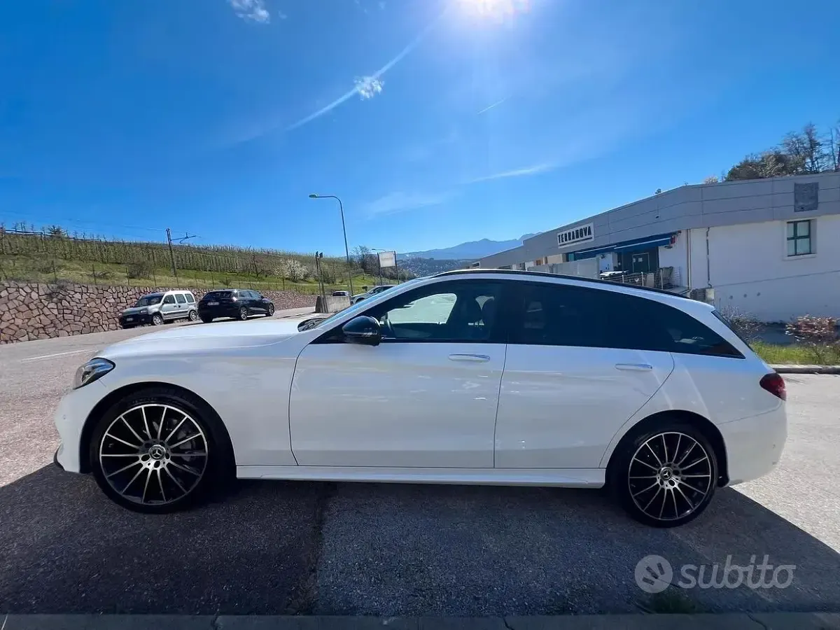 Usata Mercedes C220 Premium 170 CV (125 kW) 2017 Bianco Station wagon