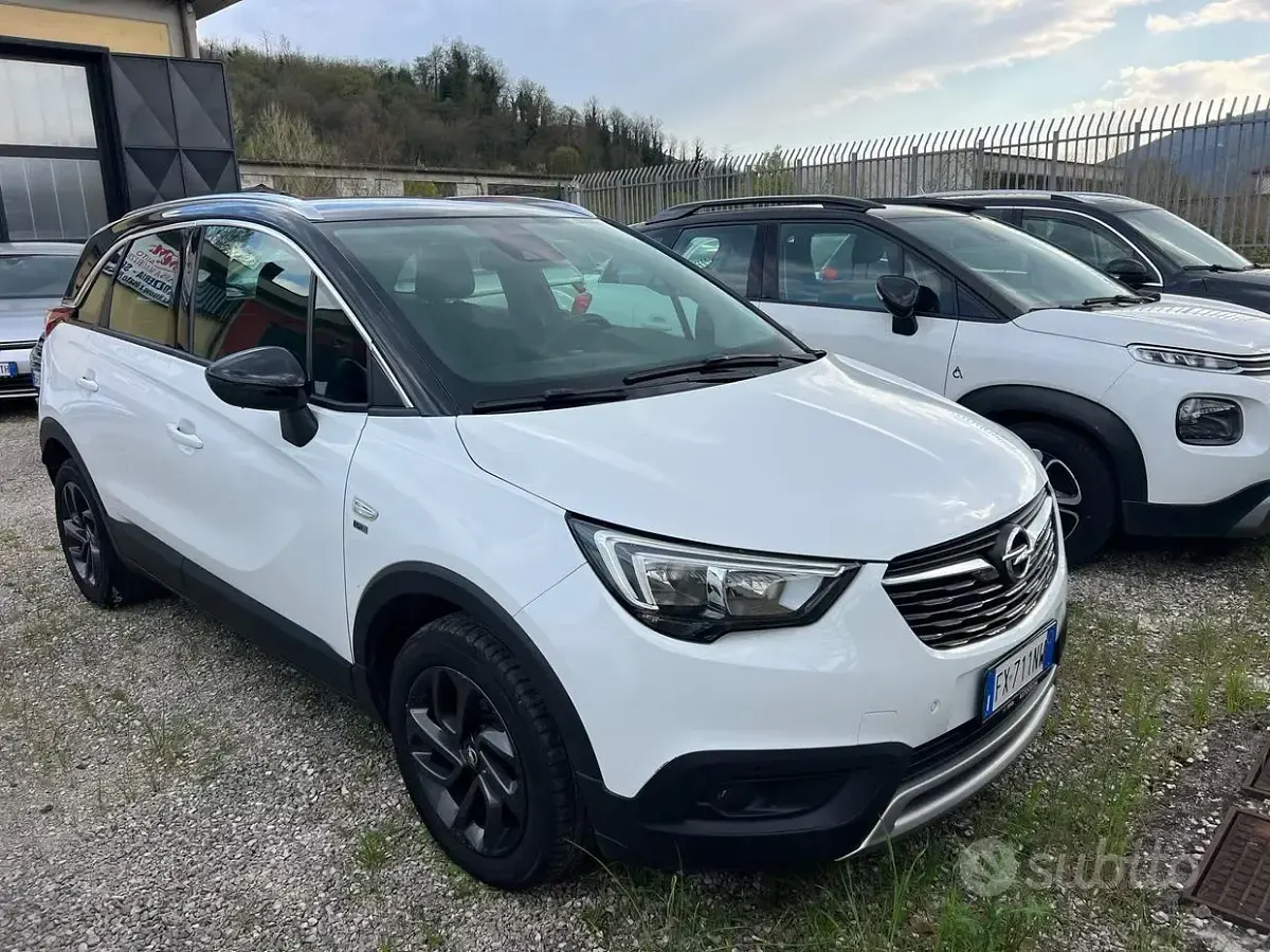 Usata Opel Crossland X Ultimate 102 CV (75 kW) 2019 Bianco SUV