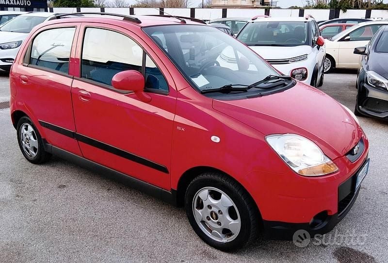 Usata Chevrolet Matiz 66 CV (48 kW) 2009 Rosso Utilitaria
