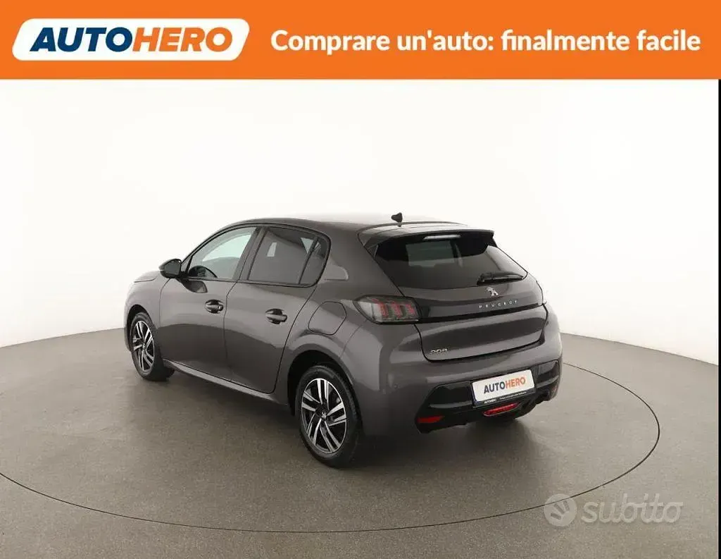 Usata Peugeot 208 75 CV (55 kW) 2022 Grigio Utilitaria