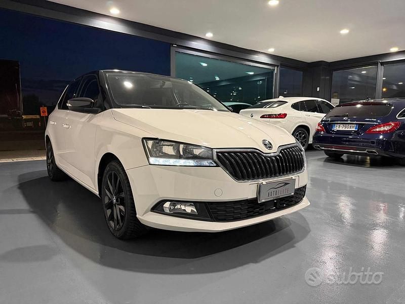 Usata Skoda Fabia 75 CV (55 kW) 2019 Bianco Berlina