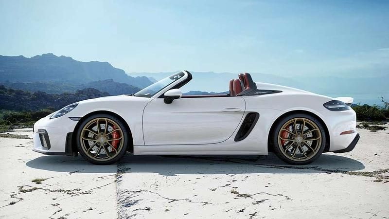 Usata Porsche 718 Spyder 420 CV (308 kW) 2023 Bianco carrara Cabrio