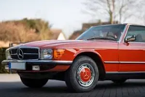 Usata Mercedes SL450 170 CV (125 kW) 1979 Rosso Cabrio