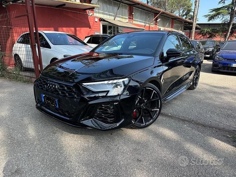 Usata Audi RS3 Performance 400 CV (294 kW) 2023 Nero Berlina