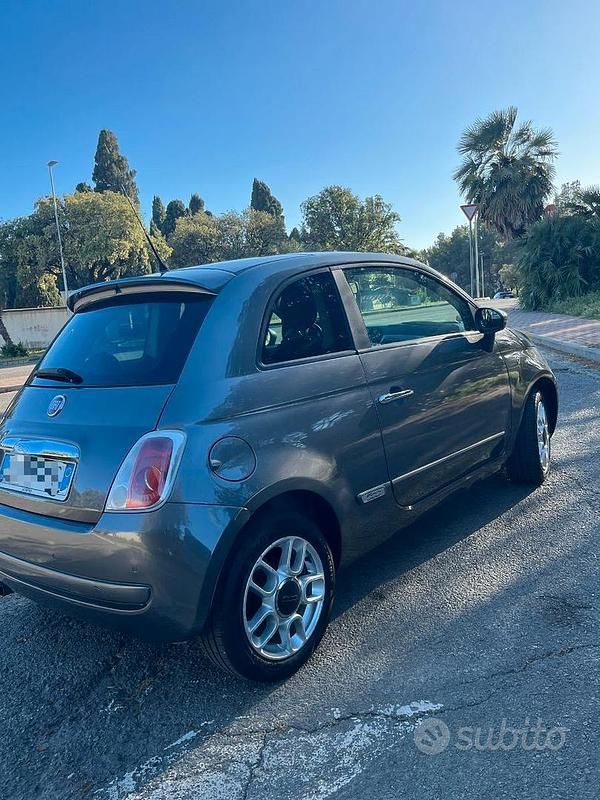 Usata Fiat 500 95 CV (69 kW) 2009 Grigio Cabrio