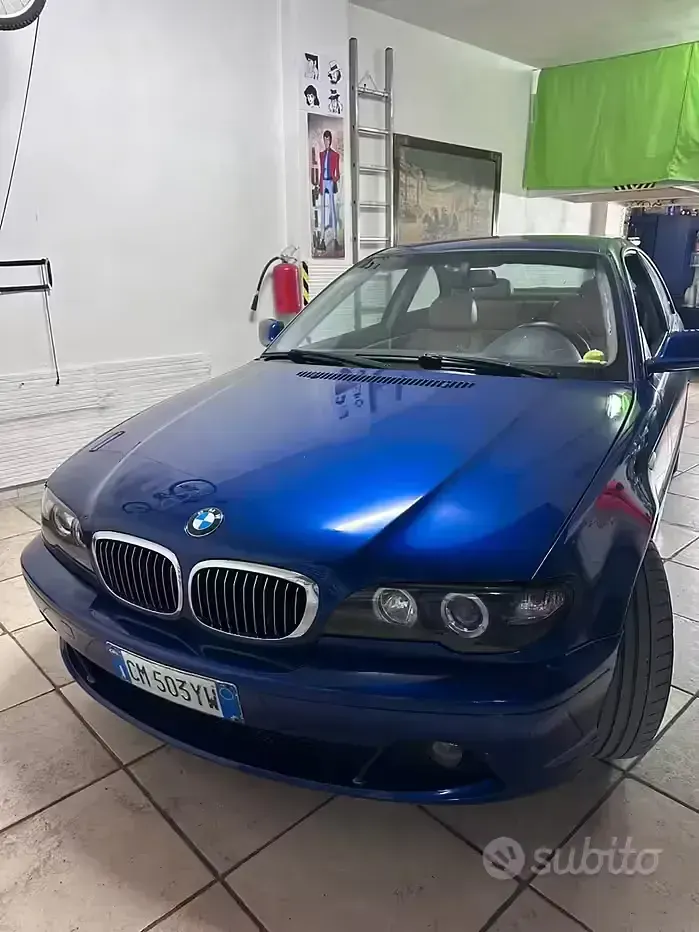 Usata BMW 320 Efficient Dynamics 150 CV (110 kW) 2004 Blu Coupé