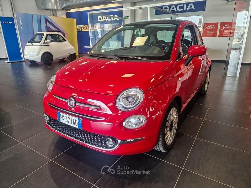 Usata Fiat 500 Lounge 69 CV (50 kW) 2017 Rosso Berlina