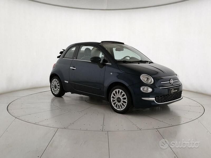 Blu Usata 2016 Fiat 500C Lounge Cabrio | 9900 € (Ottimo prezzo) - Immagine 1/4