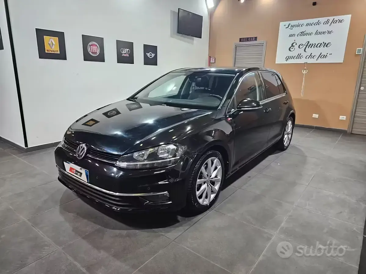Usata VW Golf VII Highline 116 CV (85 kW) 2017 Nero Berlina