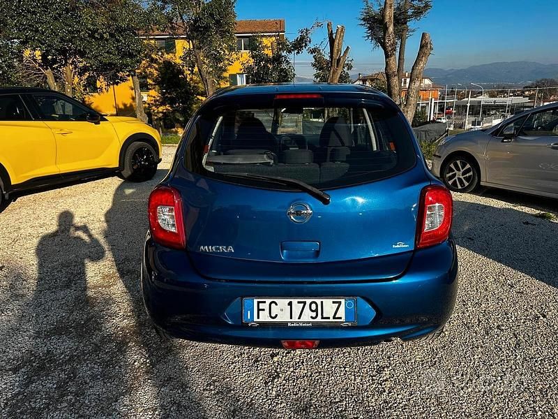 Usata Nissan Micra Acenta 80 CV (58 kW) 2016 Blu Berlina