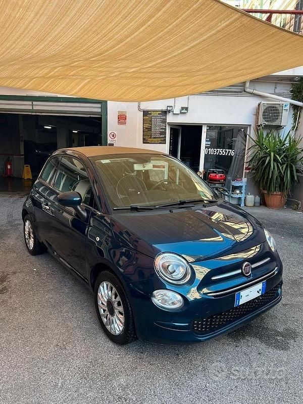 Usata Fiat 500 2018 Blu Cabrio