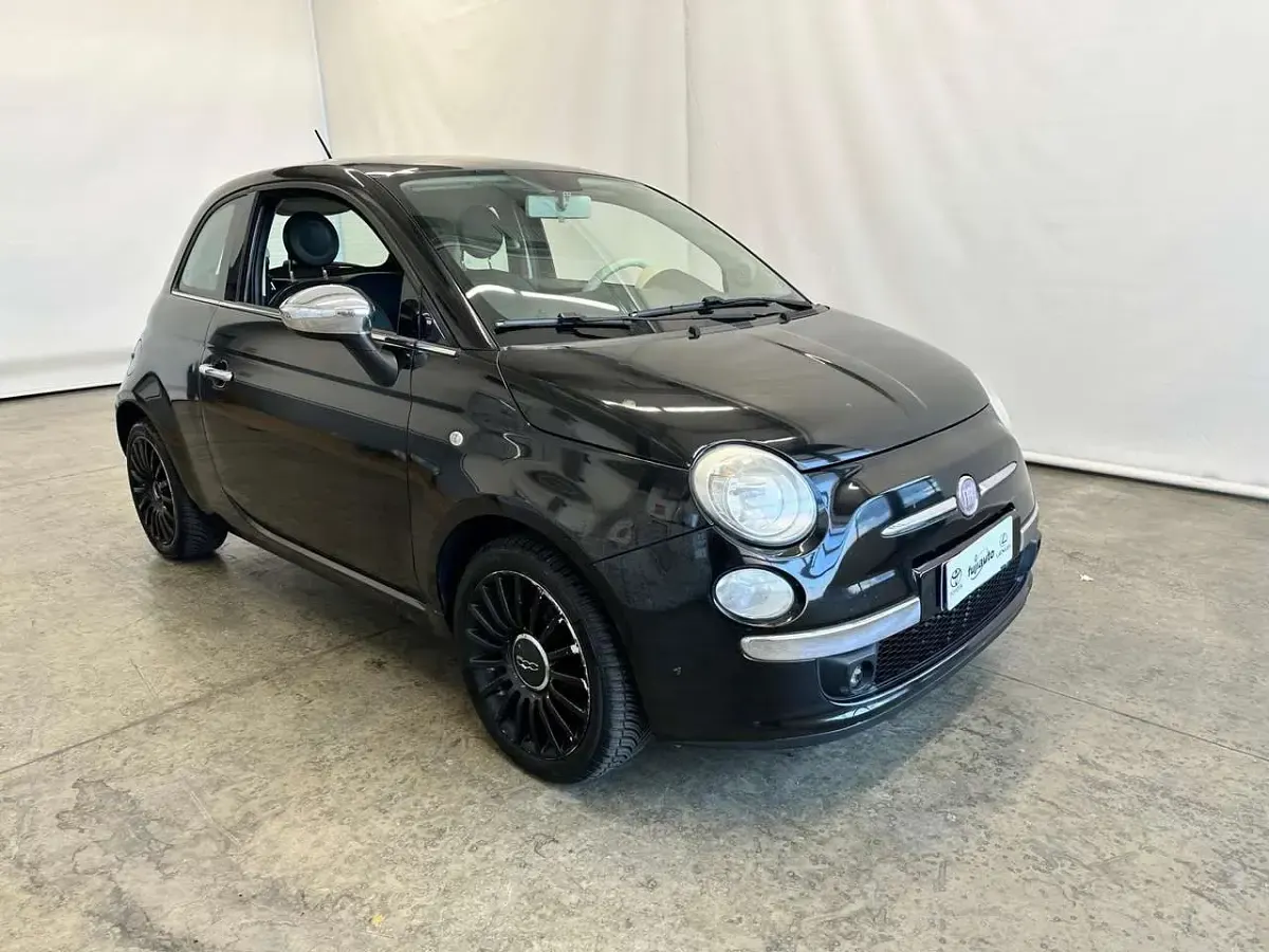 Usata Fiat 500 Pop 69 CV (50 kW) 2009 Nero Cabrio