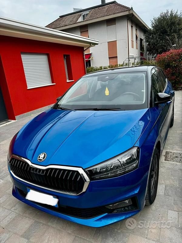 Usata Skoda Fabia Style 95 CV (69 kW) 2021 Blu Utilitaria