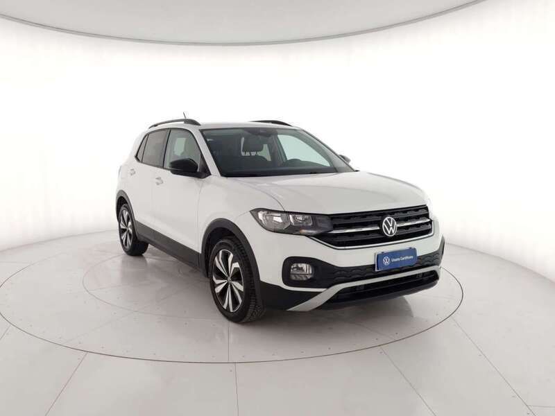 Usata VW T-Cross Style 110 CV (80 kW) 2021 Bianco SUV
