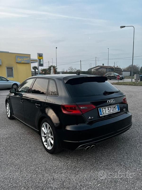 Usata Audi A3 S-Line 2013 Nero Berlina