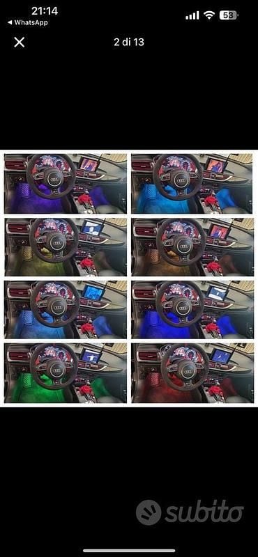 Usata Audi A6 190 CV (139 kW) 2016 Nero Station wagon