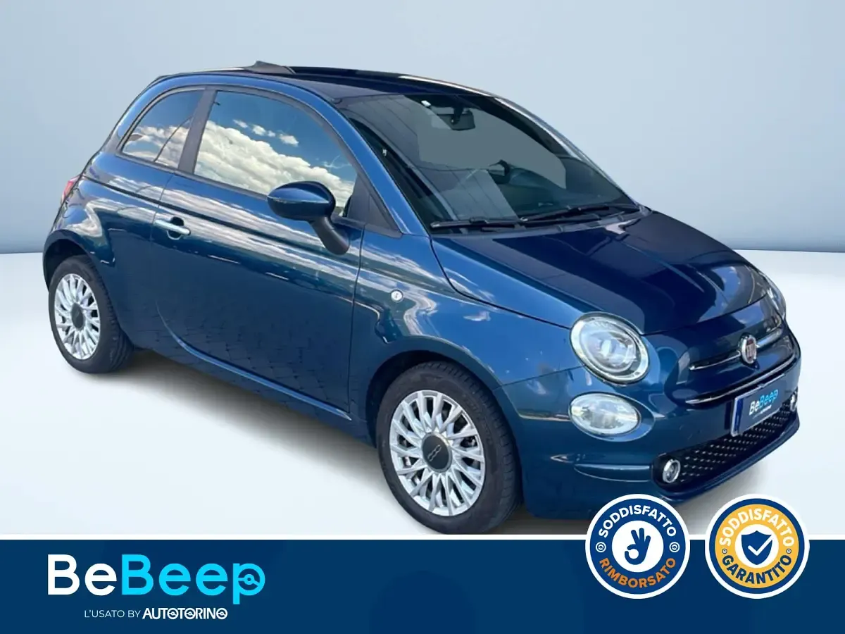 Usata Fiat 500 Lounge 70 CV (51 kW) 2020 Blu metallizzato Berlina