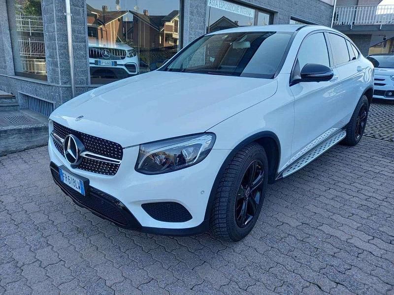 Usata Mercedes GLC220 170 CV (125 kW) 2018 Bianco Coupé