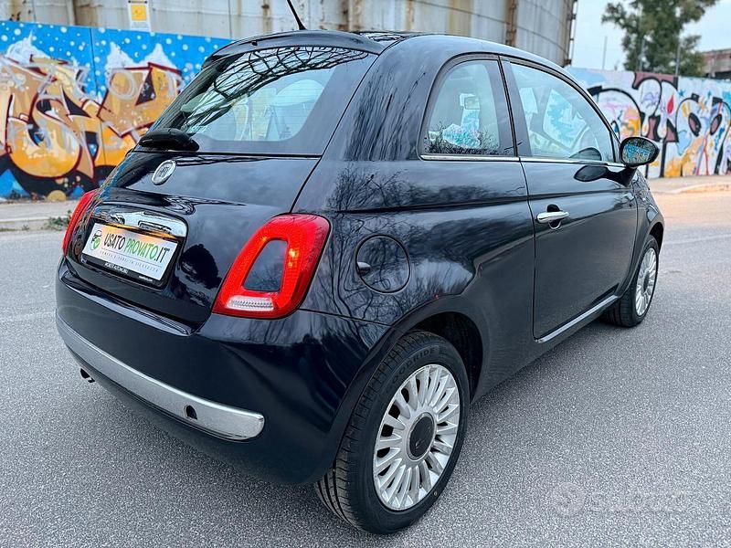 Usata Fiat 500 Lounge 69 CV (50 kW) 2011 Blu Utilitaria