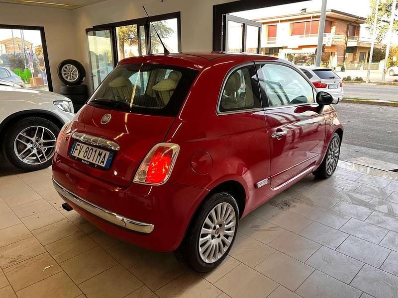 Usata Fiat 500 Lounge 86 CV (63 kW) 2012 Rosso Utilitaria